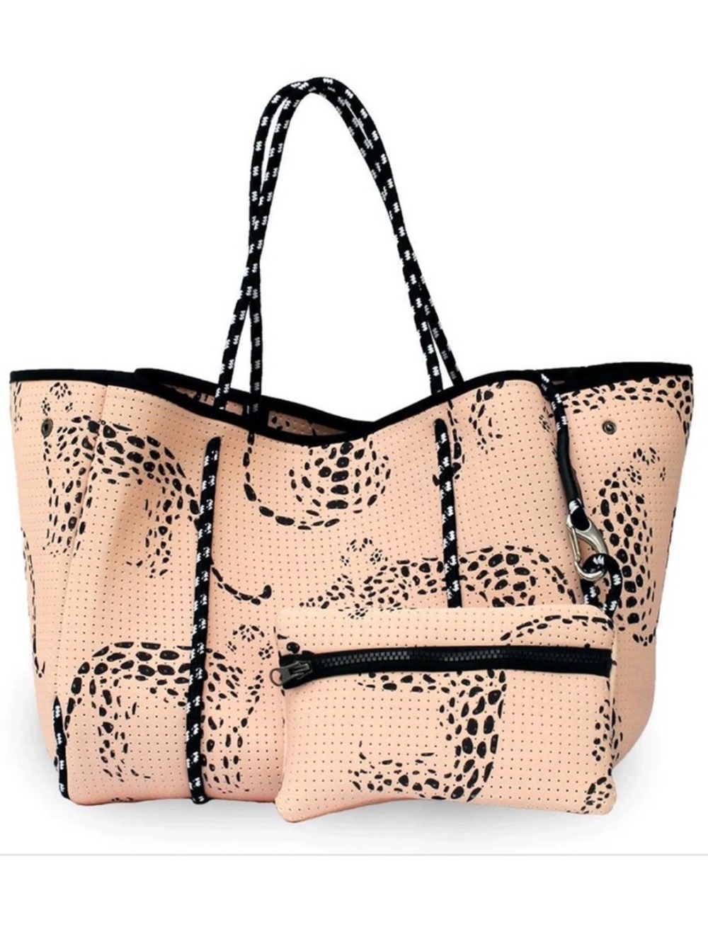 Popups neoprene panther tote